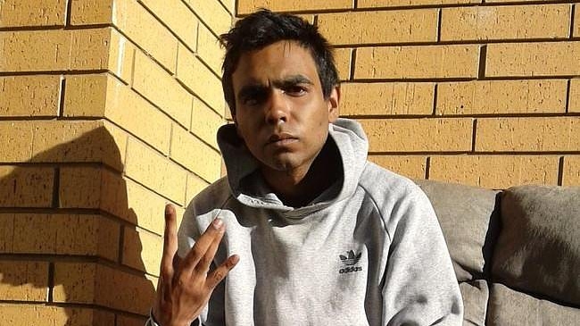 Thug makes chilling gesture to a judge before going on a foul-mouthed rant during sentencing over a wild beach brawl with cops
