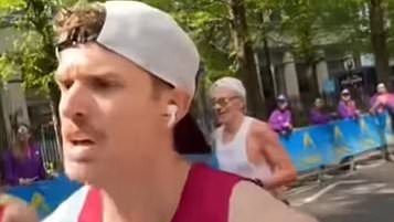 Joel Dommett shares new London Marathon clip and jokes that he was 'the first person in the ambulance' as star reveals he had 'a bit of a breakdown' during training