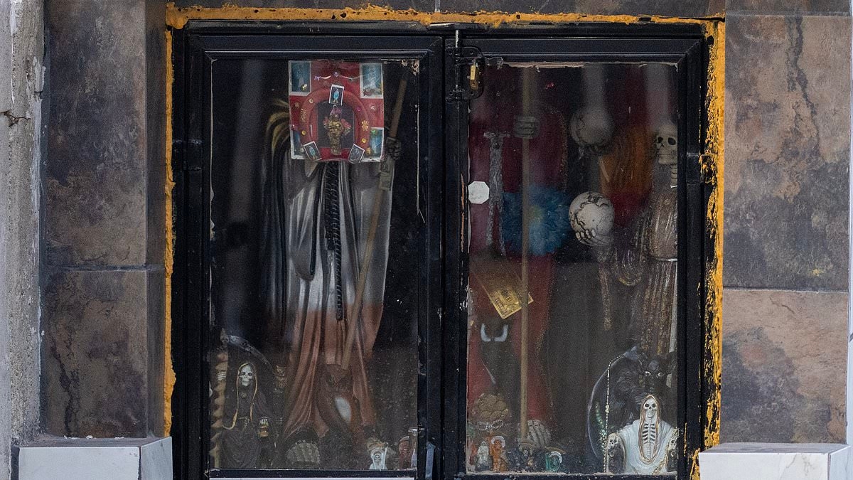 EXCLUSIVE Desperate cartels turn to 'demonic' desert ritual to try and cross the border during Trump's migrant crackdown