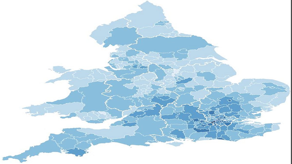 EXCLUSIVE Interactive map reveals how old mums are in YOUR area as data shows HALF of all births are now to women over-35 in one particular area of the country
