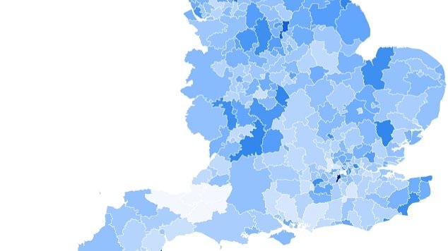 EXCLUSIVE Interactive map reveals the towns where up to 3% of homes are empty