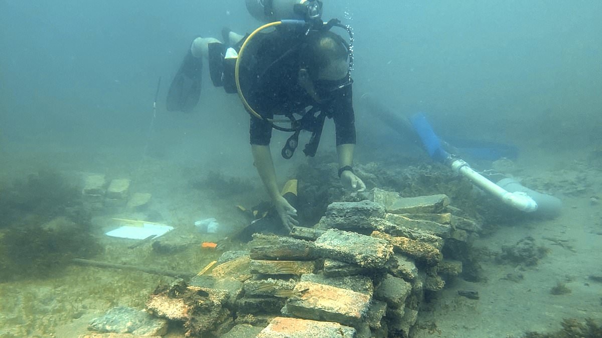 Underwater 'yellow-brick road' leads divers to long-lost slave ships that sunk in the 18th century