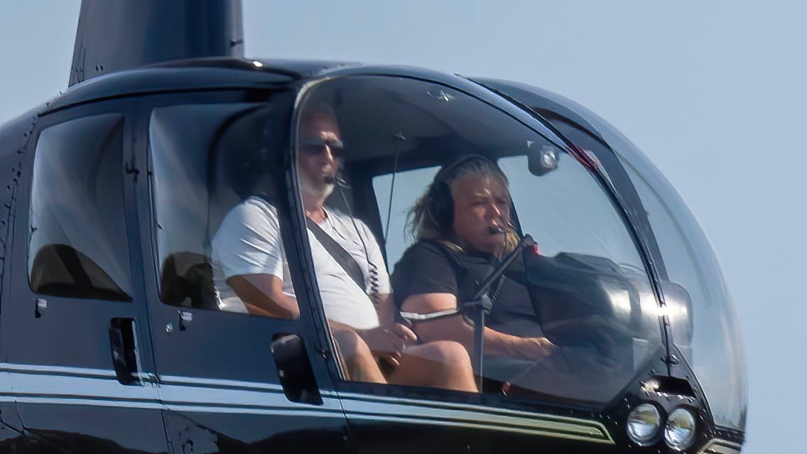 EXCLUSIVE Dramatic moment Paul Hollywood swooped in on his helicopter to rescue stricken pilot who crashed his aircraft into farmer's field