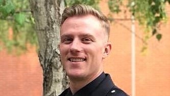 Secret to hunky California cop's good looks is revealed as he stands trial for shocking crime