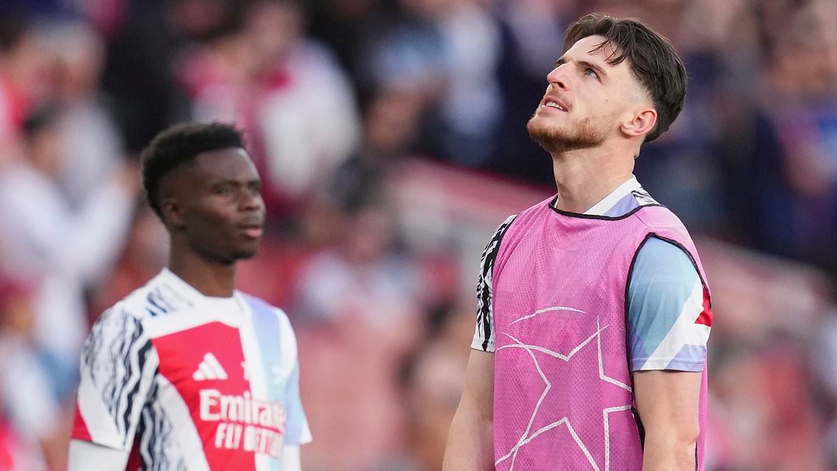 Revealed: Declan Rice's defiant eight-word rallying cry to Arsenal team-mates in pre-match huddle ahead of PSG showdown