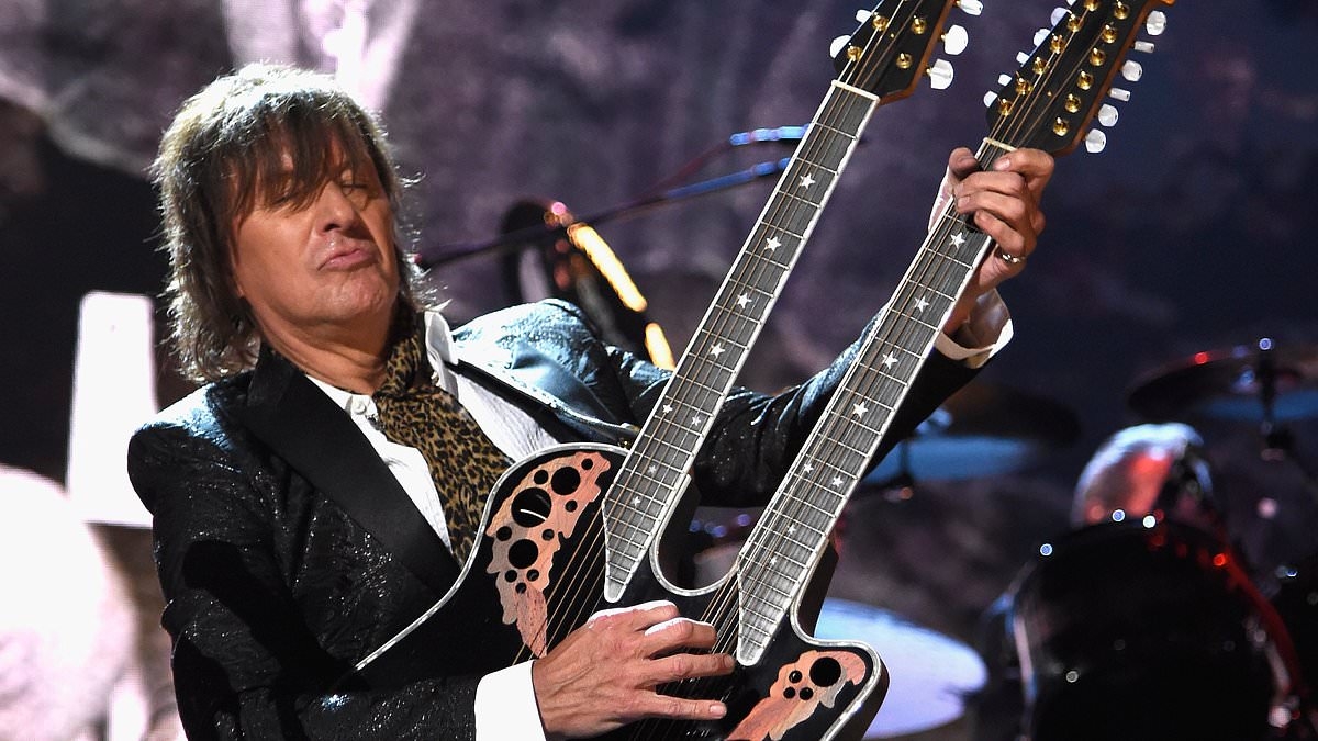 EXCLUSIVE Bon Jovi rocker Richie Sambora to auction off signed guitar at Kentucky Derby charity gala