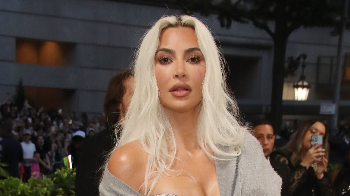 Kim Kardashian goes makeup free for pricey skin treatment regimen as she prepares for 2025 Met Gala