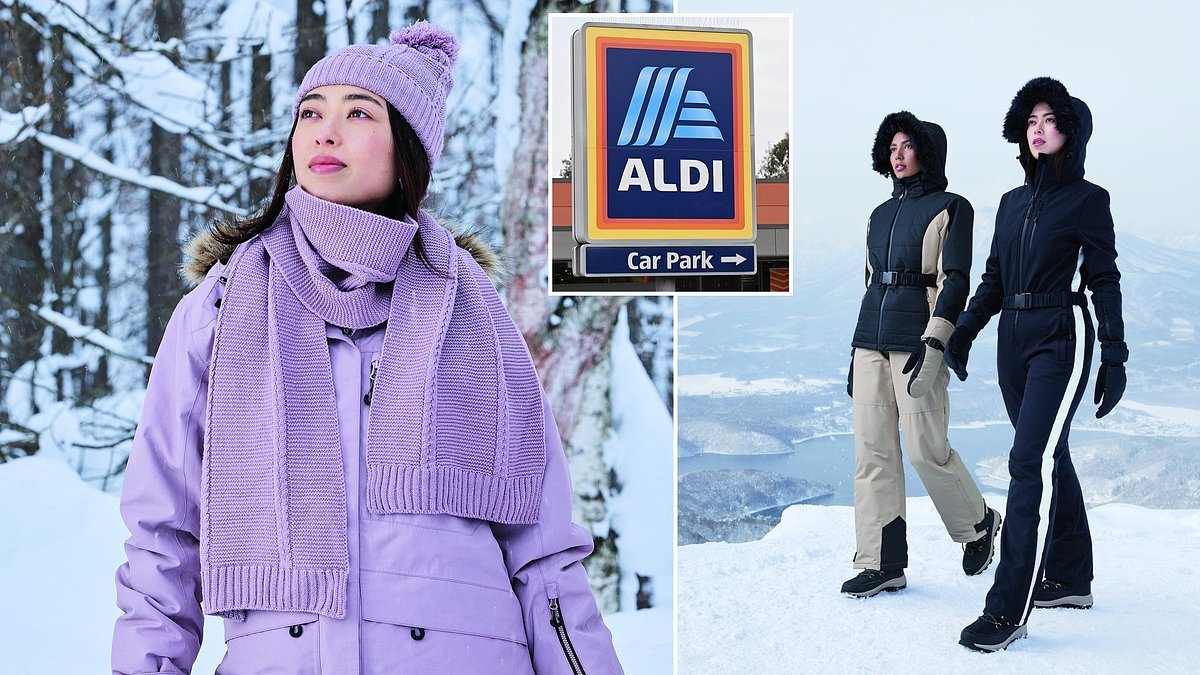 Your first look at the Aldi snow gear sale 2025: Winding queues expected as cult event returns - and prices start from just $4.99