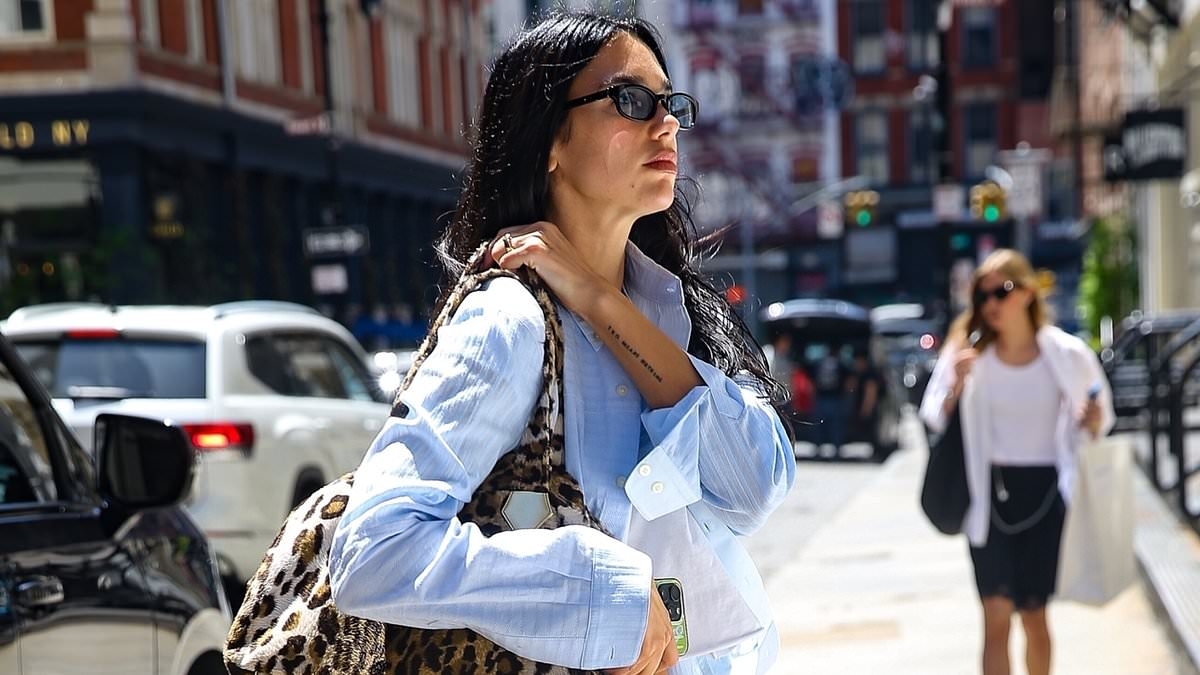 Dua Lipa puts on stylish display in casual outfit hours before stealing the show in black mini dress on the red carpet