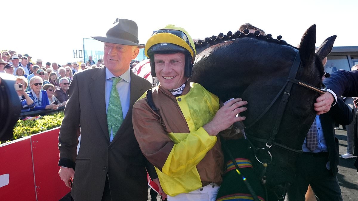 Galopin Des Champs storms to victory at the Punchestown Festival - as the 'horse of a lifetime' bounces back from shock Cheltenham defeat