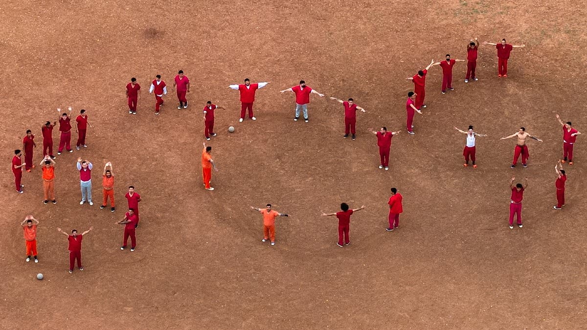 Jailed migrants create striking distress signal in bid to stop Trump sending them to El Salvador mega-prison