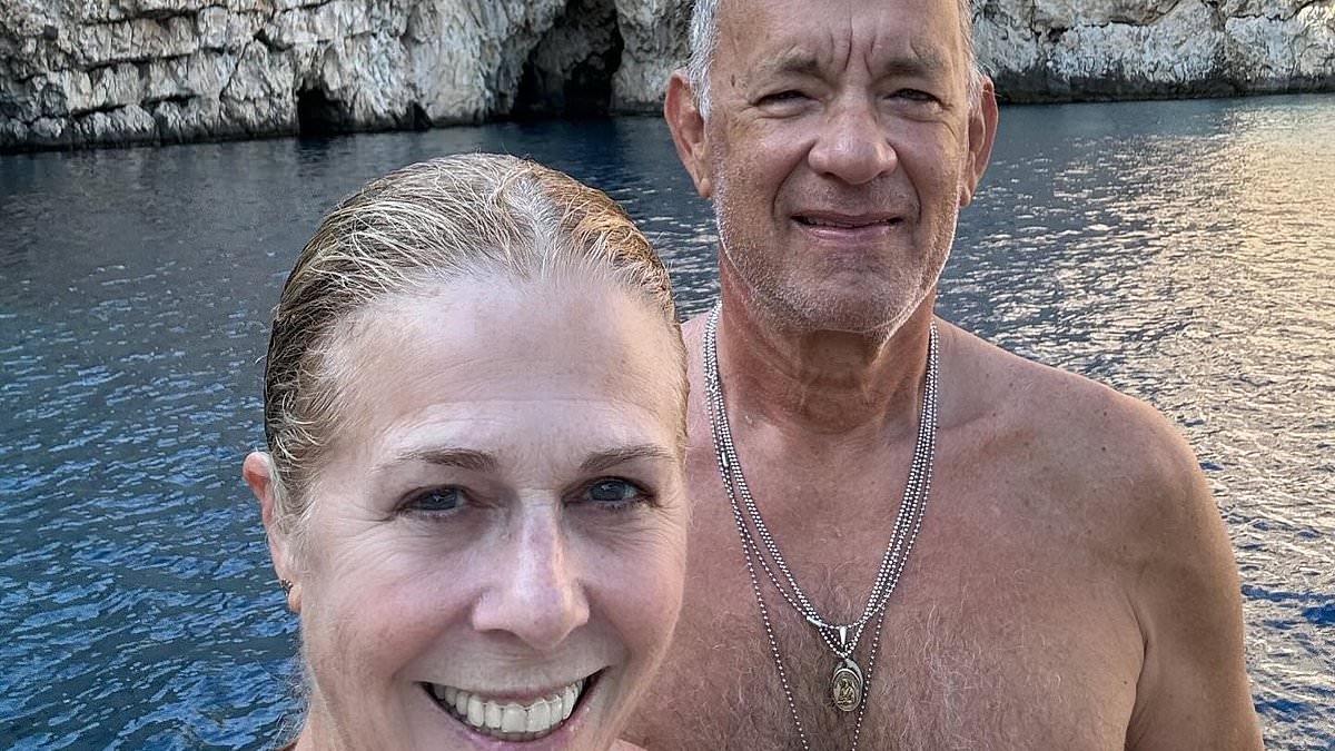 Tom Hanks, 68, goes shirtless in 37th wedding anniversary post with wife Rita Wilson