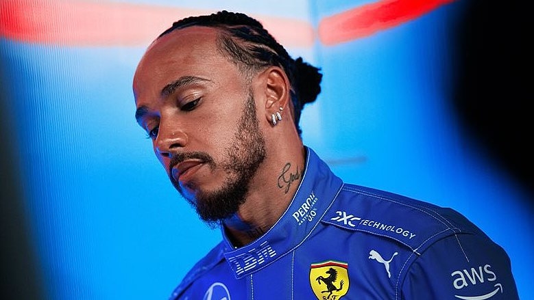Lewis Hamilton shows off a radical new look as Ferrari debuts Miami Grand Prix livery - with Italian constructor moving away from their iconic red