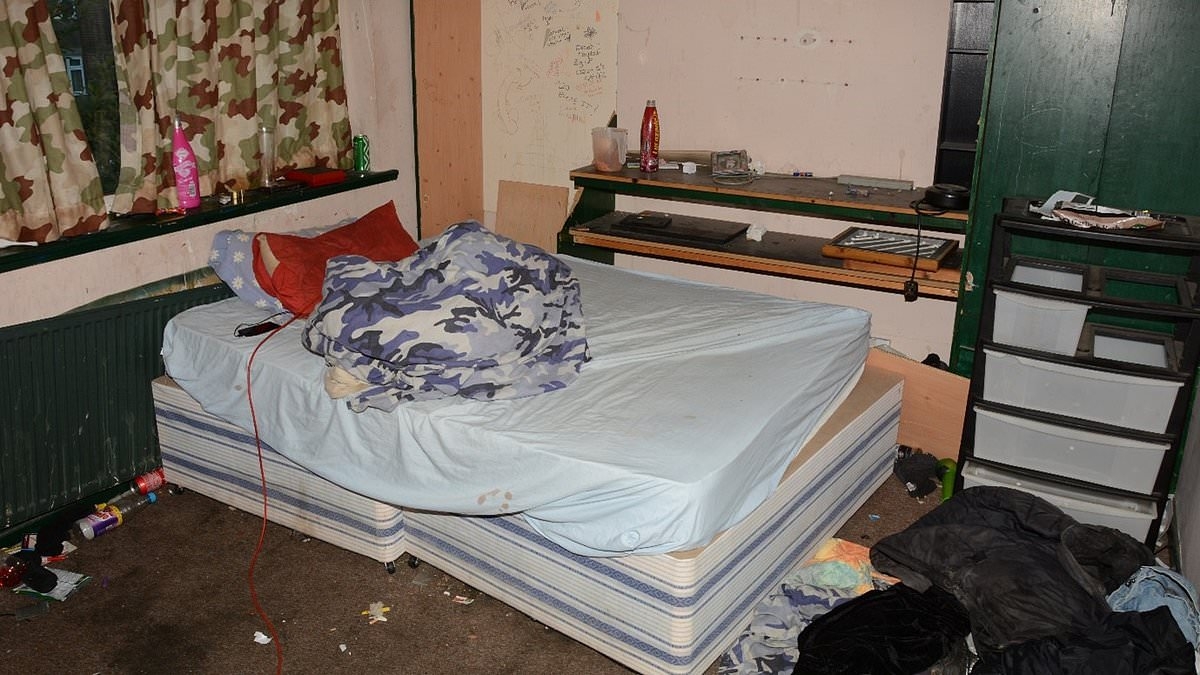 Inside the monsters' lair: How paedophiles raped underage girls in 'filthy hovel'... and the sick nickname they gave it