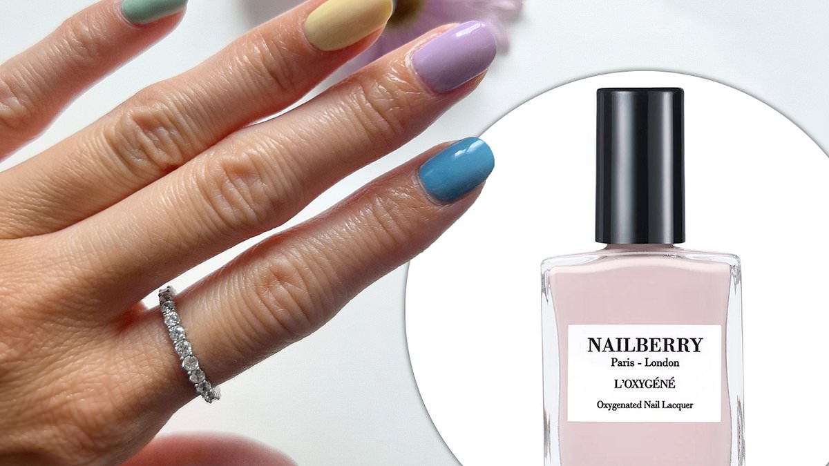 This chemical-free nail polish delivers 'gel-like' results WITHOUT the damage - plus here's how to get a free £17 pastel polish
