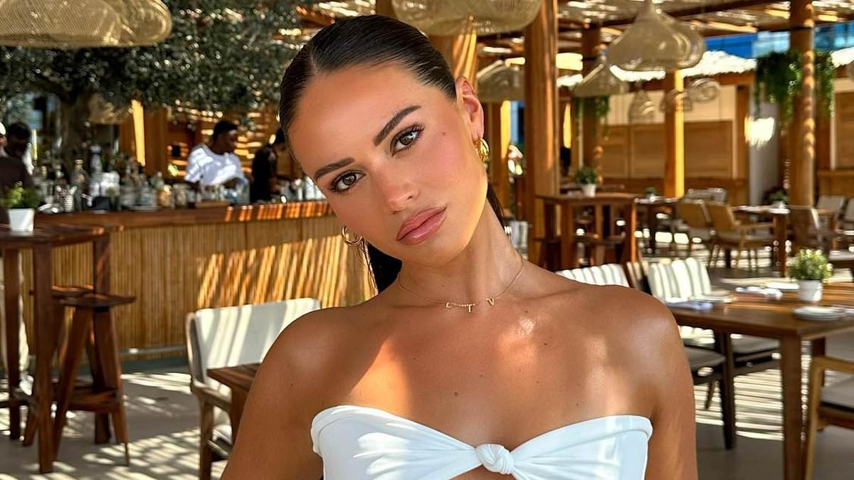 EXCLUSIVE Love Island's Olivia Hawkins and Too Hot to Handle star Louis Russell are 'all over each other' as pair break show rules by 'growing close' on Celebs Go Dating