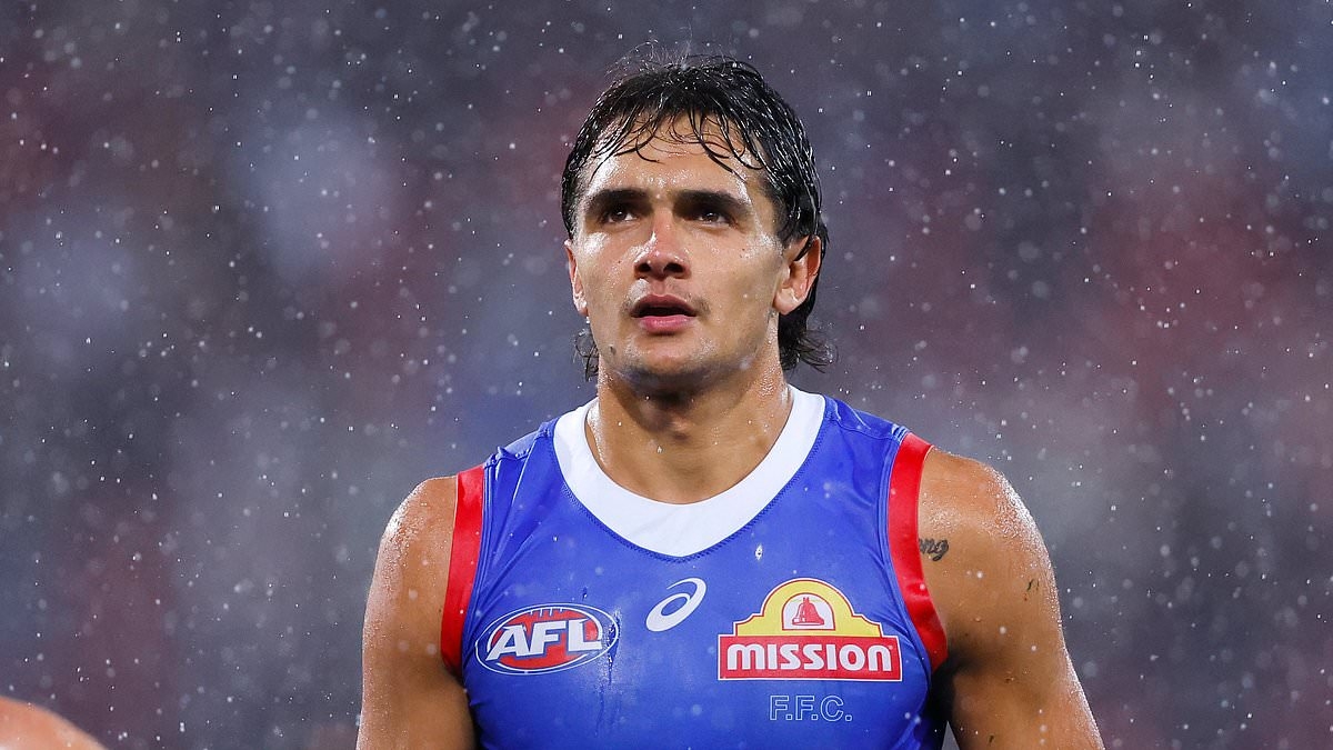 Troubled footy star Jamarra Ugle-Hagan takes a swipe at AFL great on social media after he slammed stars for 'taking the p**s' over mental health