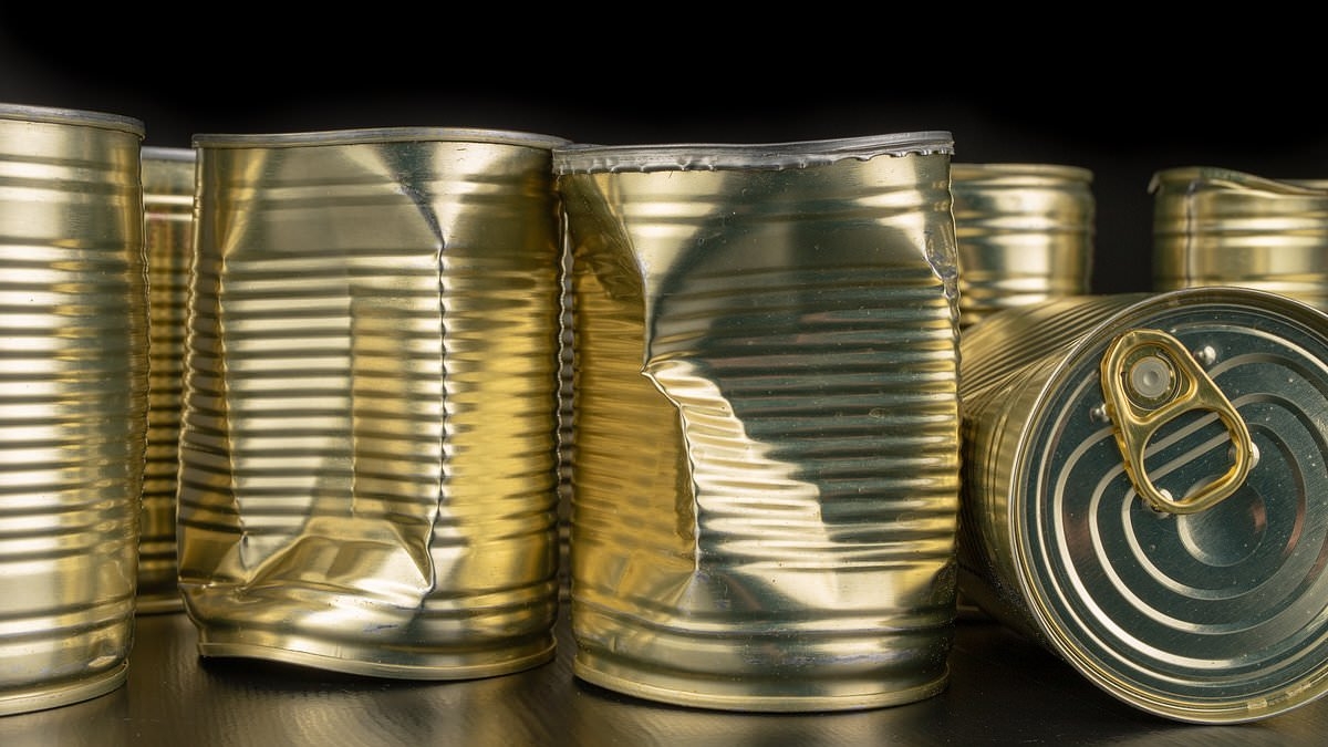 If you see these changes on tinned food, DON'T eat it: Expert warns ignoring these signs could be deadly