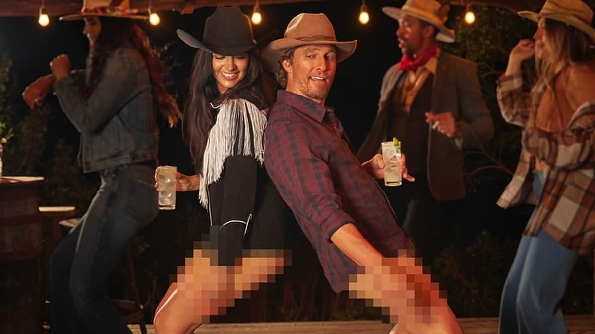 Matthew McConaughey and wife Camila Alves go bottomless to dance in new ad for their tequila brand