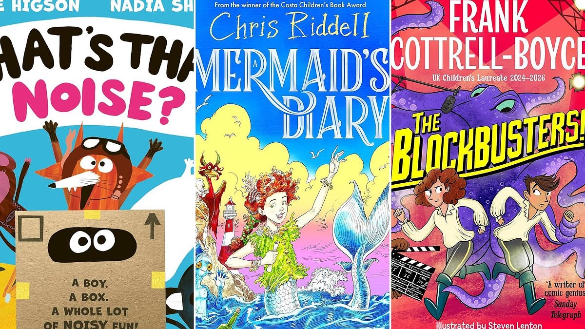 'Crazy, bright and bold': The best books for your kids - WHAT'S THAT NOISE? by Charlie Higson, A MERMAID'S DIARY by Chris Riddell, THE BLOCKBUSTERS by Frank Cottrell-Boyce