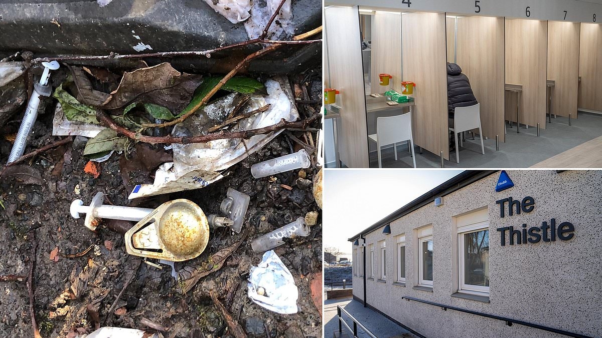 Heroin shooting gallery neighbours warn streets are now littered with needles