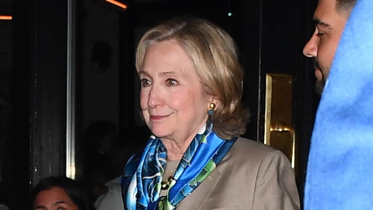 Hillary Clinton, 77, looks unrecognizable in taut-faced photos during date night with Bill