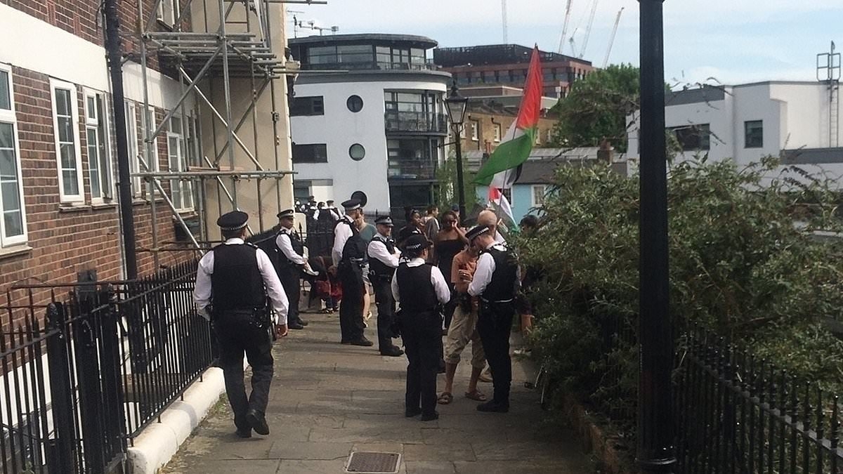 Israeli actress Gal Gadot forced to stop filming The Runner after pro-Palestine protesters swarm London set