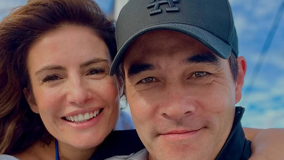 The big sign that Ada Nicodemou and James Stewart could walk down the aisle soon as they take their blended family on a fun holiday