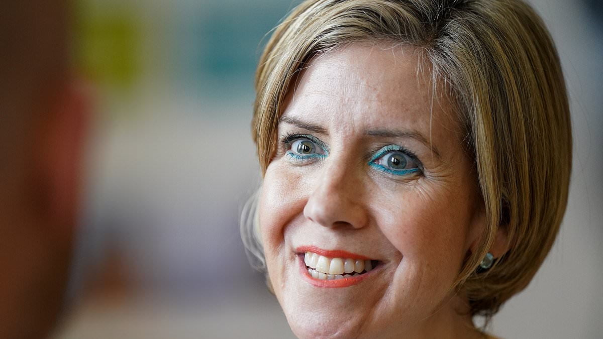 Mamma Mia! Dame Andrea Jenkyns wins mayoral race in shimmering Abba-style trouser suit (and she's no stranger to belting out Swedish band's hits live on the radio)