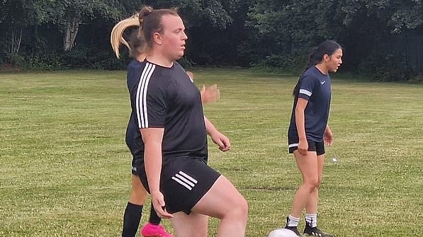 Transgender footballer who broke knee of female opponent and scored five goals in one match - as FA bans trans players from women's game