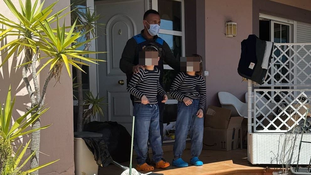 Incredible moment children 'see sunlight for the first time in four years' after being rescued from House of Horrors where US mother and German father kept them in self-imposed 'Covid lockdown'