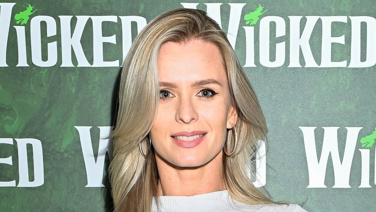 Nadiya Bychkova is the epitome of chic in a white mini dress as she enjoys a mother-daughter outing to Wicked after ex Kai Widdrington went Instagram official with new girlfriend