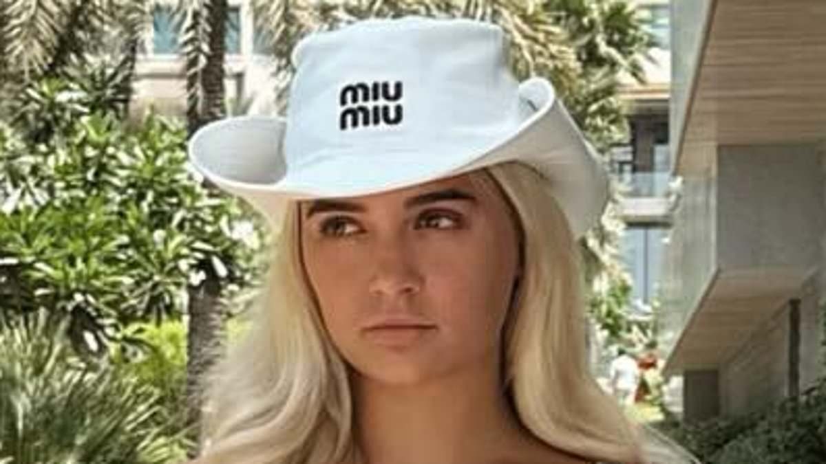 Molly-Mae Hague shows off her incredible figure in a skimpy blue bikini on lavish trip to Dubai after confirming Tommy Fury reconciliation