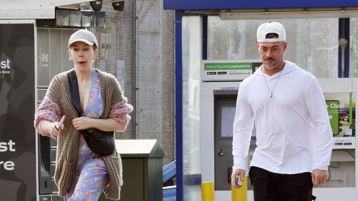 Katherine Ryan, 41, steps out with husband Bobby Kootstra in first sighting since she learnt shock 'real biological age' amid skin cancer battle