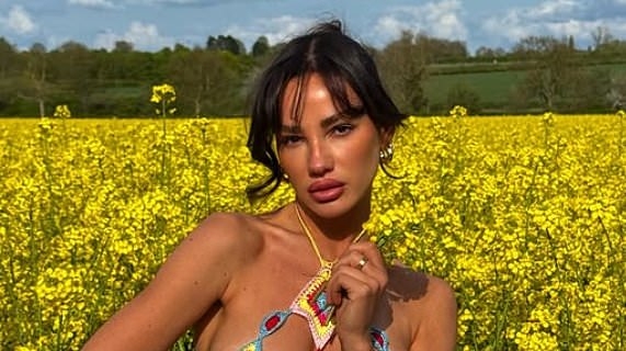 Dele Alli's braless ex Ruby Mae sends temperatures soaring in a VERY revealing crochet dress