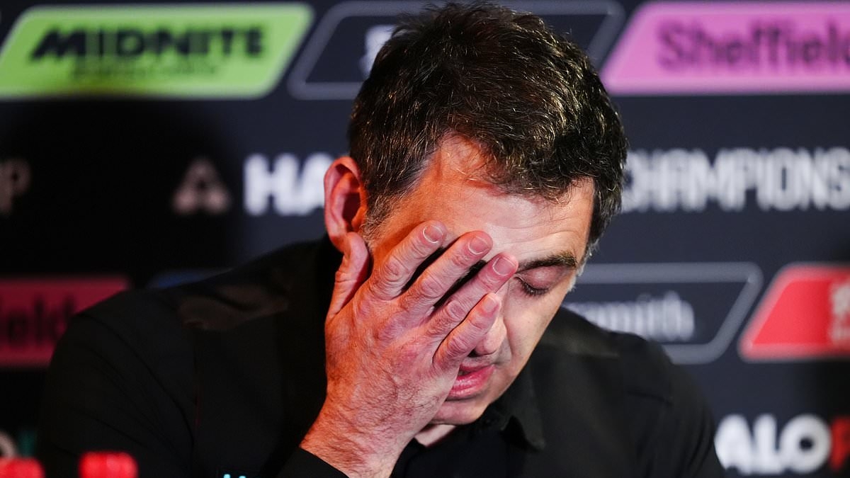 Ronnie O'Sullivan bemoans 'awful' performance after crashing out of the World Championship as he falls short in his bid for a record eighth title