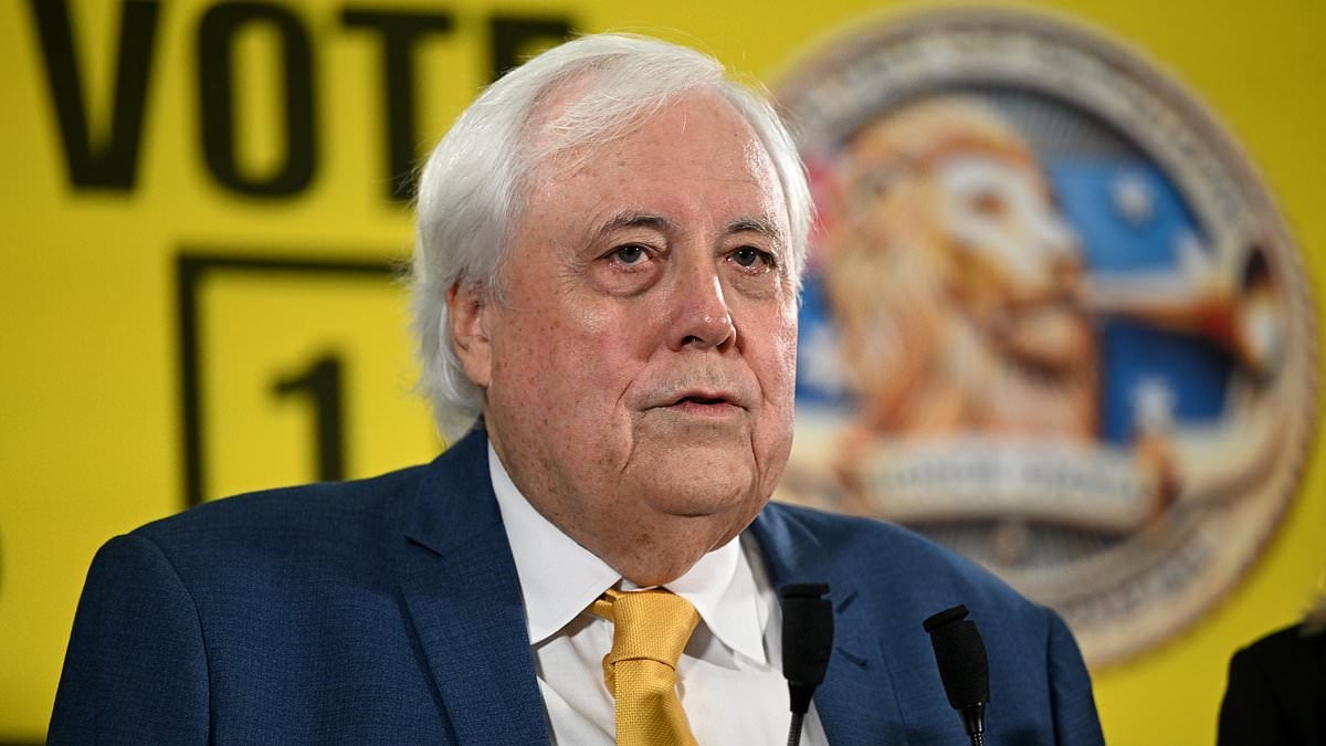 BREAKING NEWS Trumpets of Patriots founder Clive Palmer to retire from politics after annoying Aussies with unsolicited texts