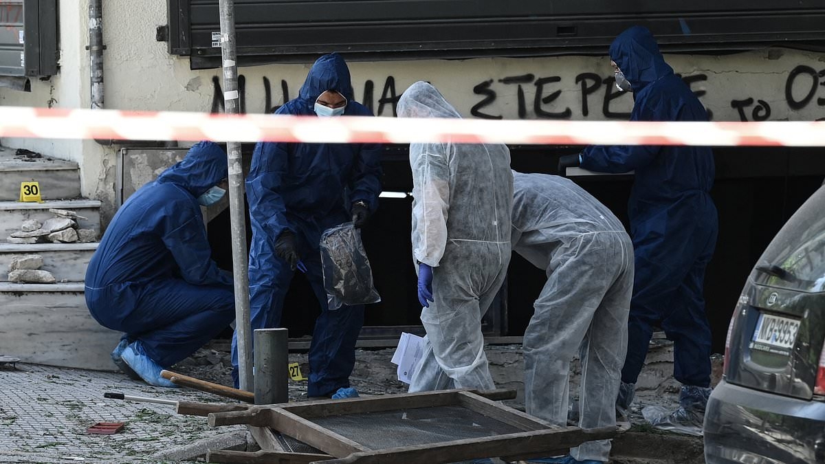 Female bank robber dies in Greece after bomb she planned to plant at ATM explodes in her hands