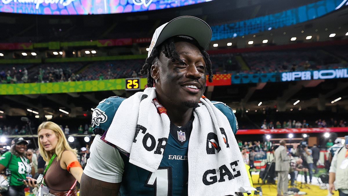 Super Bowl winner A.J. Brown announces life-changing personal news thanks to the help of John Legend