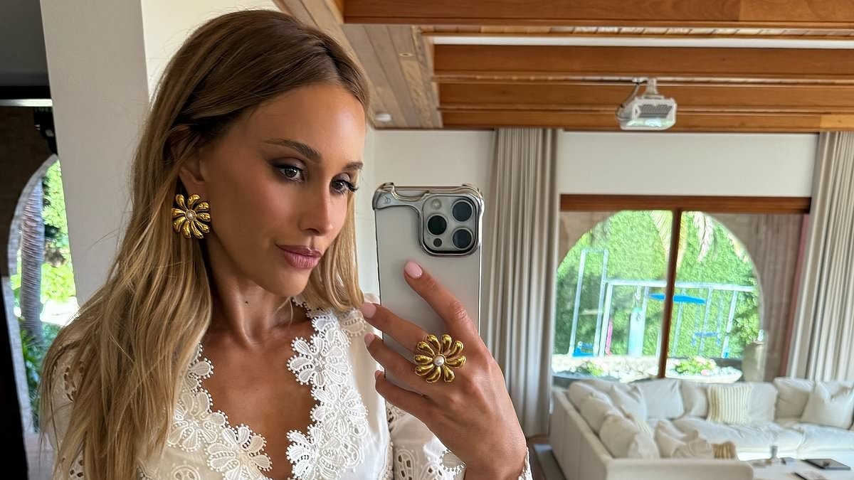WAG turned designer Bec Judd is her own best advertisement as she models her new new clothing collection