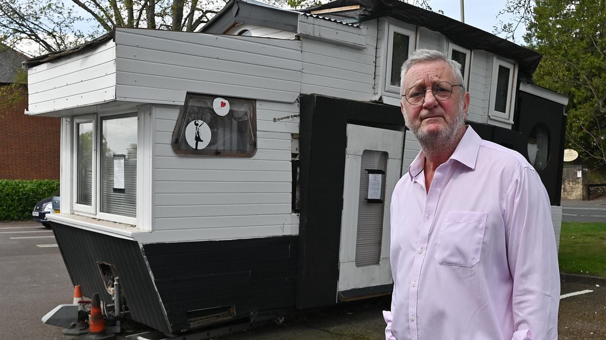 DIY enthusiast whose £10k caravan renovation project caught the eye of George Clarke's Amazing Spaces faces demolition order after it became too big to move