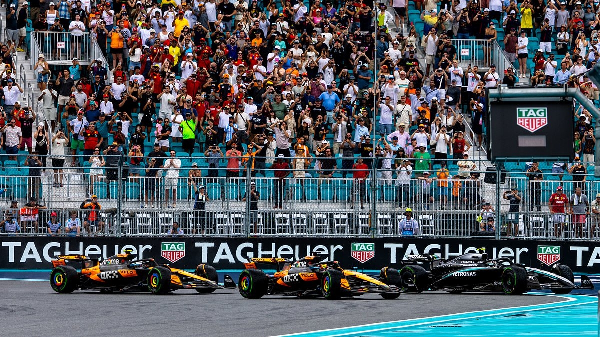 Revealed: Staggering beer prices at Miami Grand Prix leaves F1 fans stunned... with Conor Benn and Sir Jim Ratcliffe among those in attendance at Hard Rock Stadium