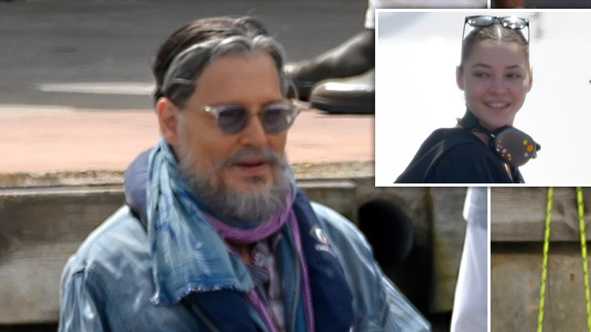 EXCLUSIVE Scruffy Hollywood charmer is unrecognizable while filming with much younger actress