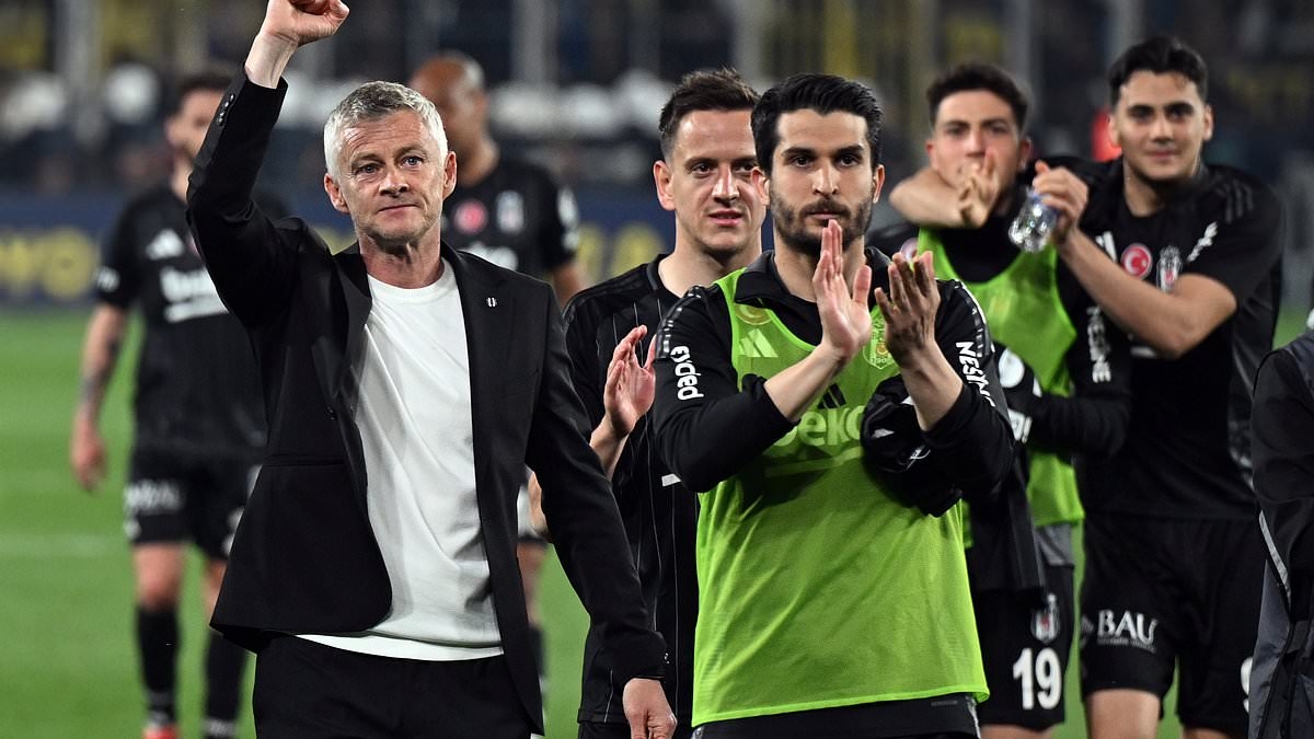 Ole Gunnar Solskjaer claims bragging rights over Jose Mourinho as Besiktas triumph 1-0 over Fenerbahce... with ex-Spurs flop scoring the winner against his former Tottenham manager