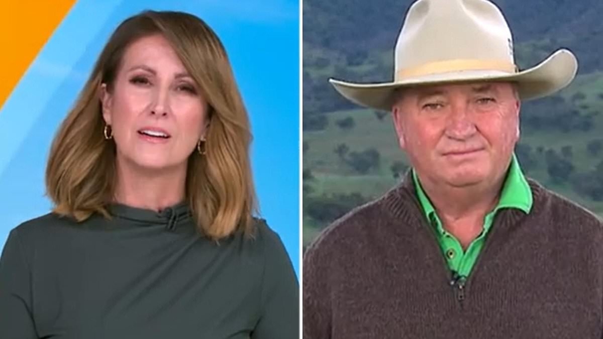 Barnaby Joyce's confession on Sunrise leaves Nat Barr visibly stunned