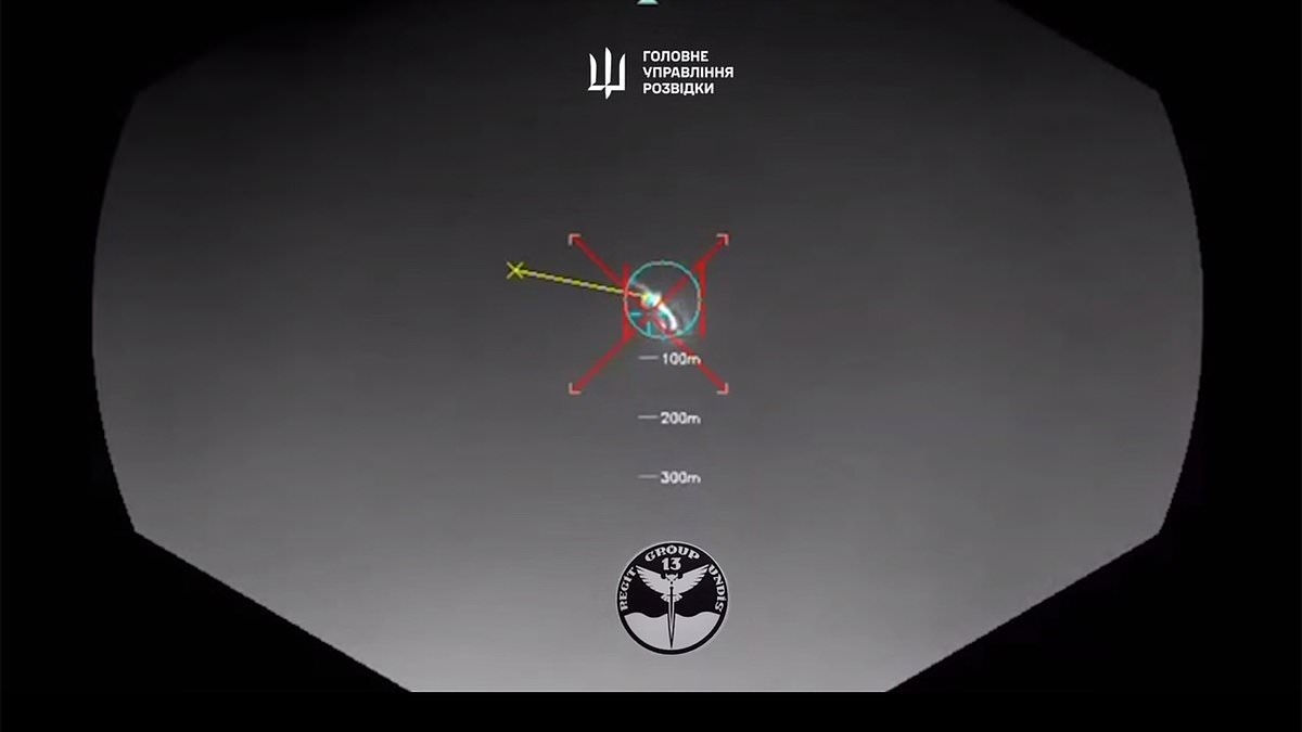 Moment Ukraine takes out Russian fighter jet with sea drone in world first