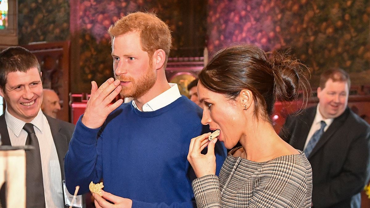 Meghan Markle 'berated' a Windsor caterer so badly for messing up her 'vegan' and 'macrobiotic' wedding menu that the late Queen intervened, royal author claims