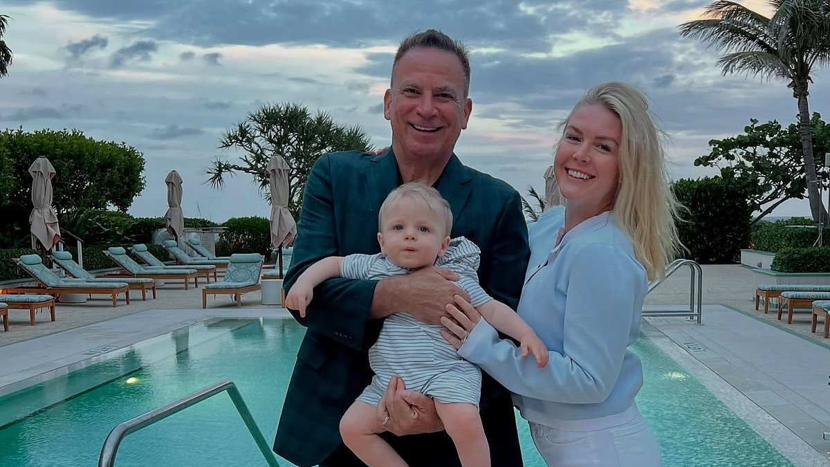 Karoline Leavitt shares rare glimpse into family life as husband 32 years her senior cradles son at Mar-A-Lago