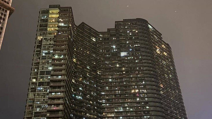 20,000 crammed into 'mega-town' apartment complex where residents need never venture outside