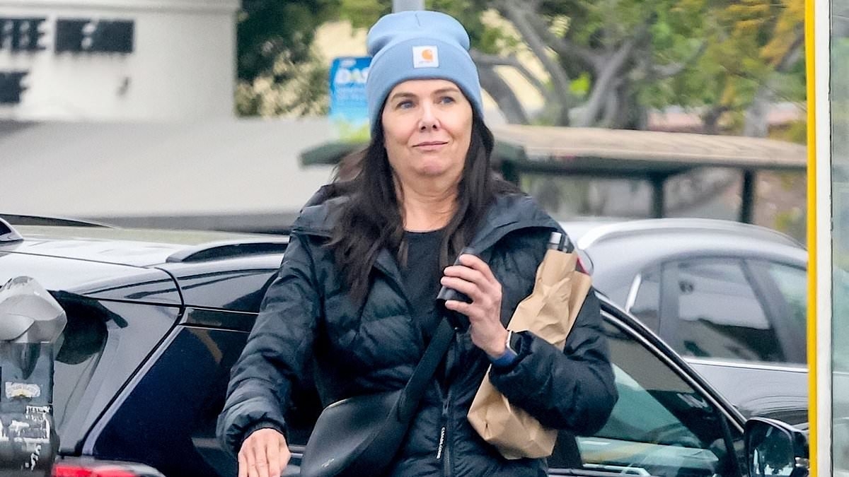 Gilmore Girls vet Lauren Graham seems to be celebrating being cast in a new high-profile film by picking up a bottle of wine